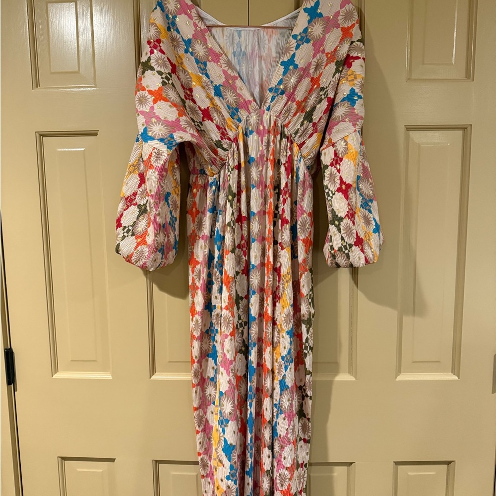 Commense Floral Maxi Dress - Multicolor